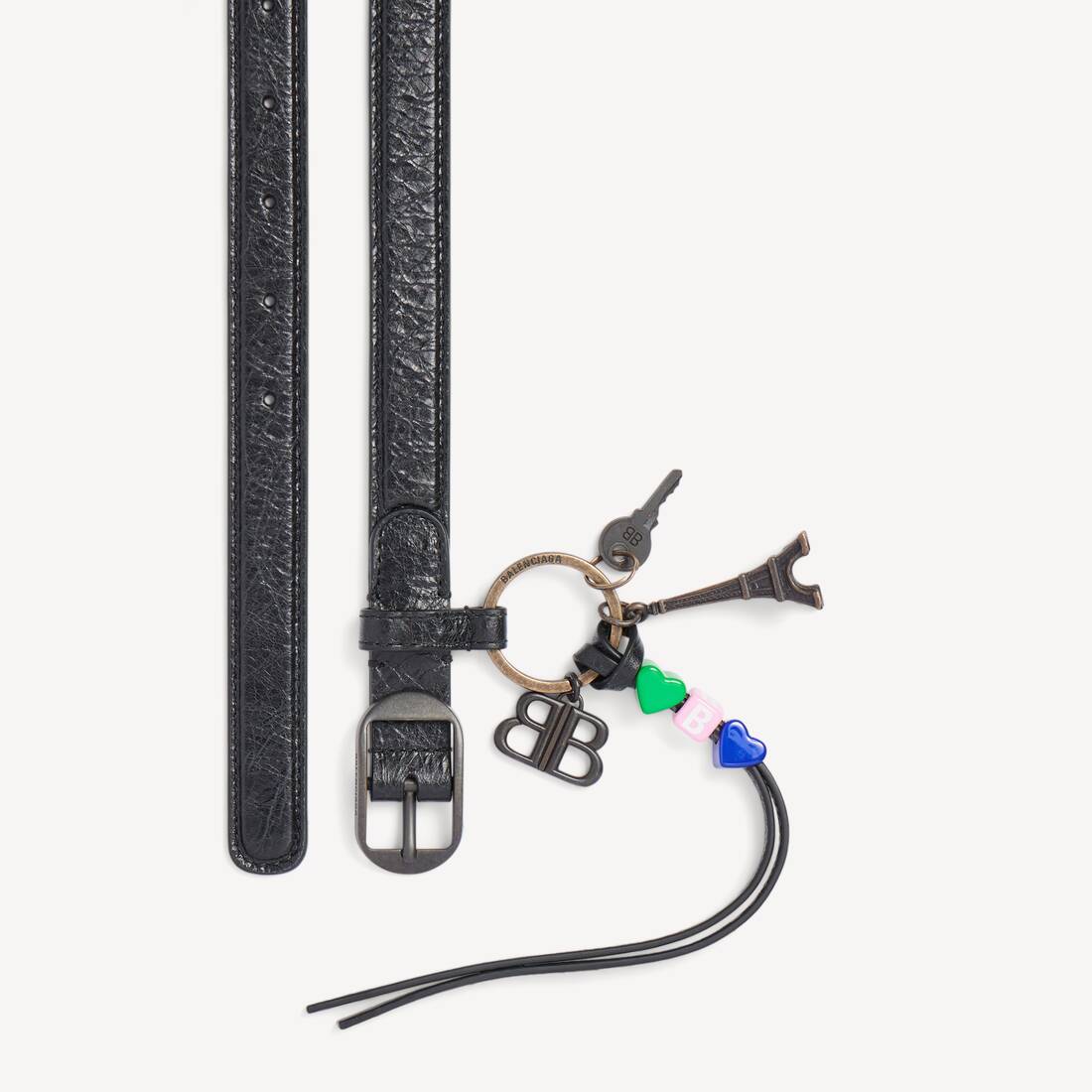 Women's Le City Belt With Charms in Black