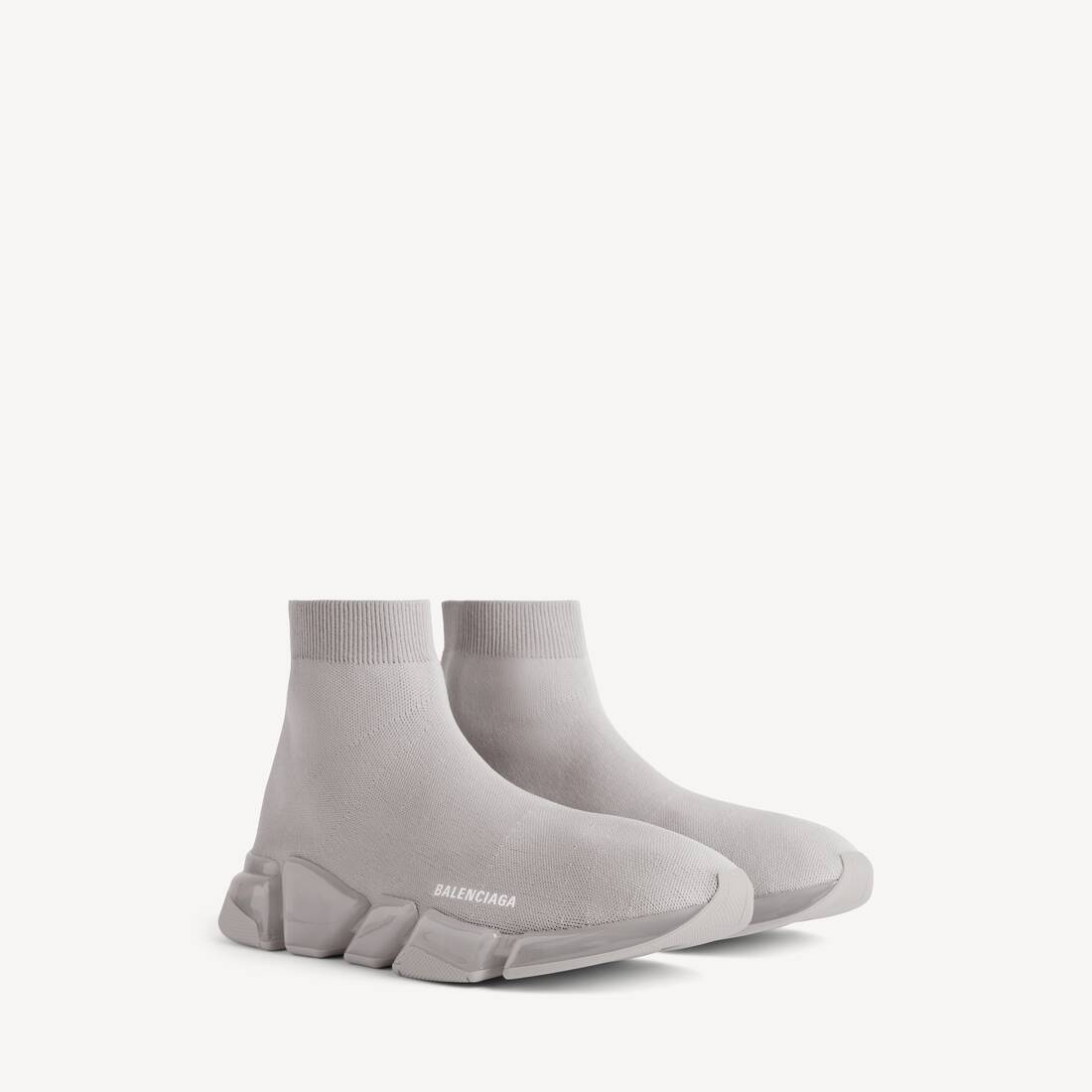 Men's Speed 2.0 Full Clear Sole Recycled Knit Sneaker in Grey