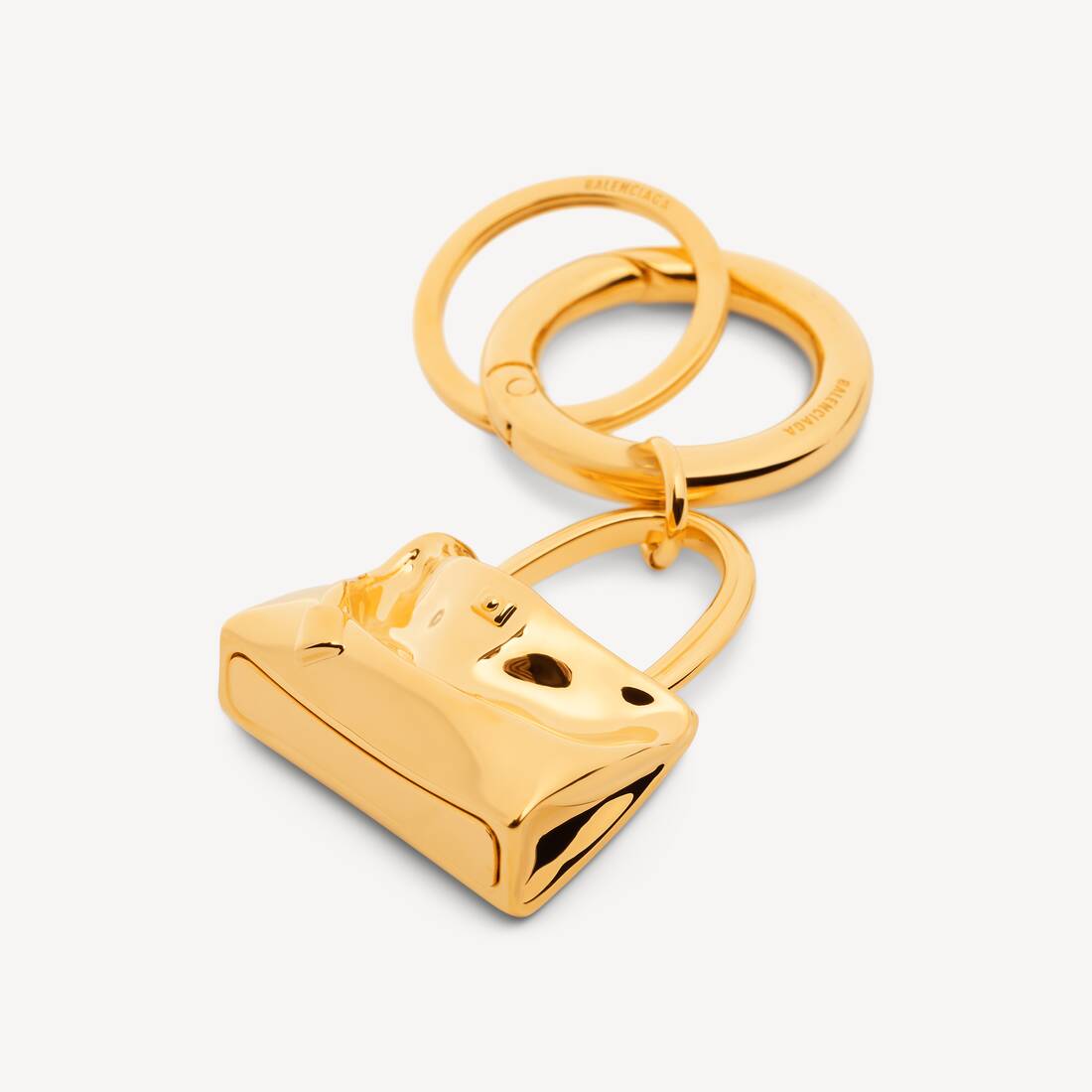 Carousel Rodeo Keychain in Shiny Gold