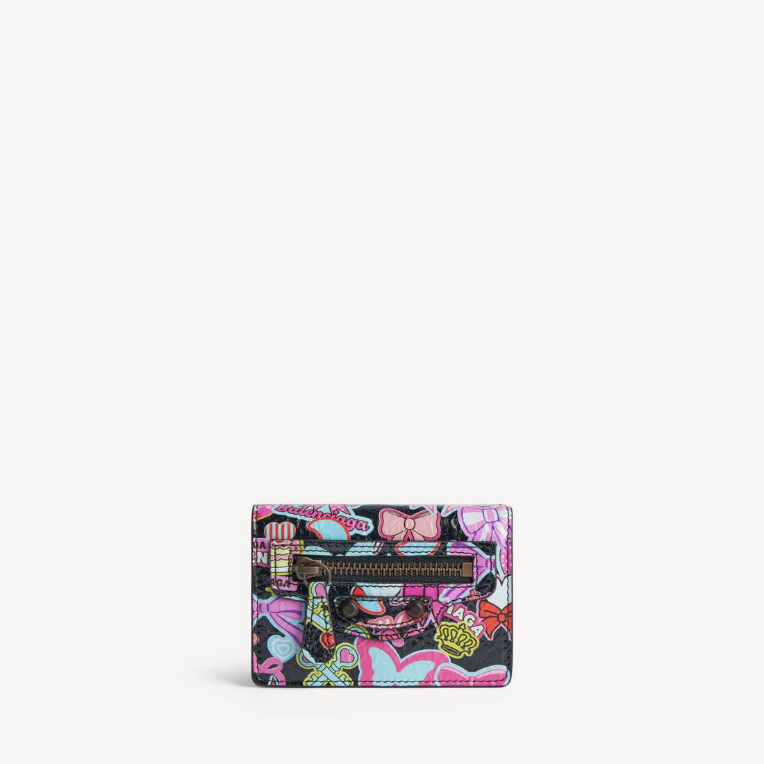 Women's Le City Mini Wallet in Black/multicolor