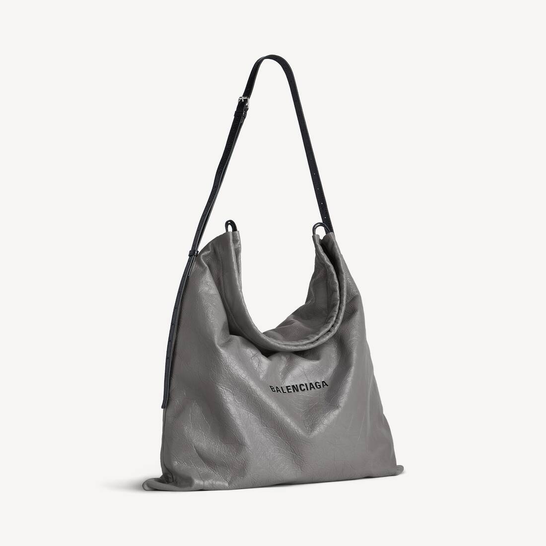 Men's Shopper Dust Bag Crossbody Pouch Large in Grey
