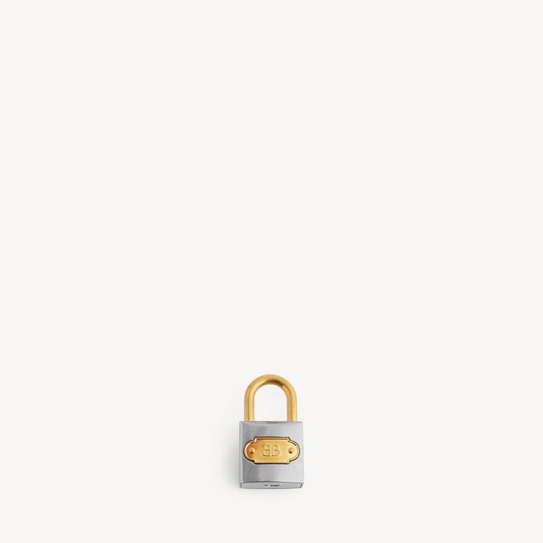 Women's Charm/keychain Bb Padlock in Silver/gold