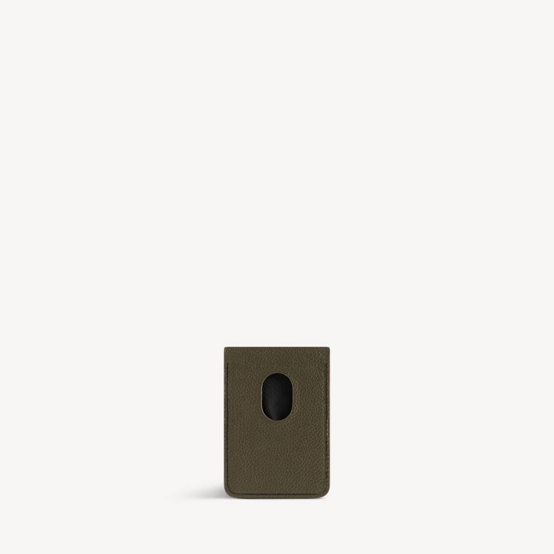Men's Cash Magnet Card Holder in Dark Green