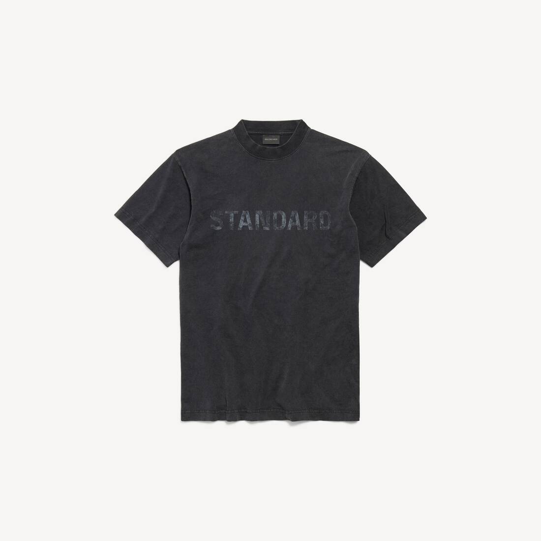 Men's Standard T-shirt Regular Fit in Faded Black