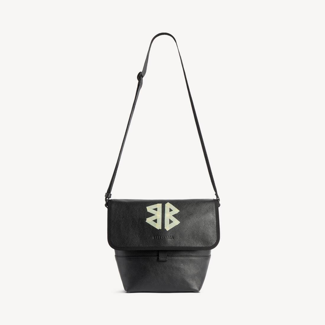 Men's Explorer Messenger Bag Small in Black