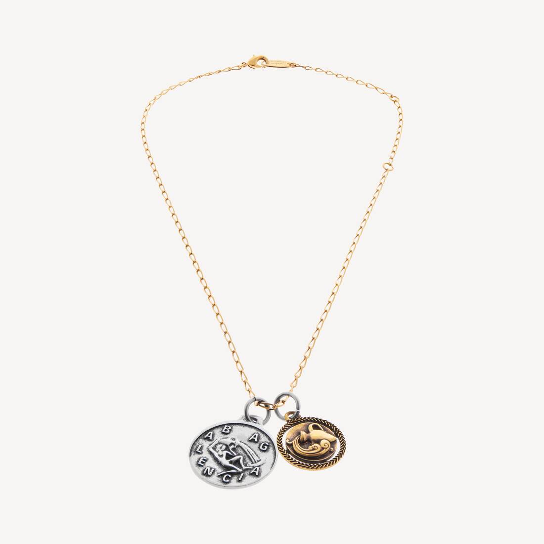 Horoscope Aquarius Necklace in Gold/silver