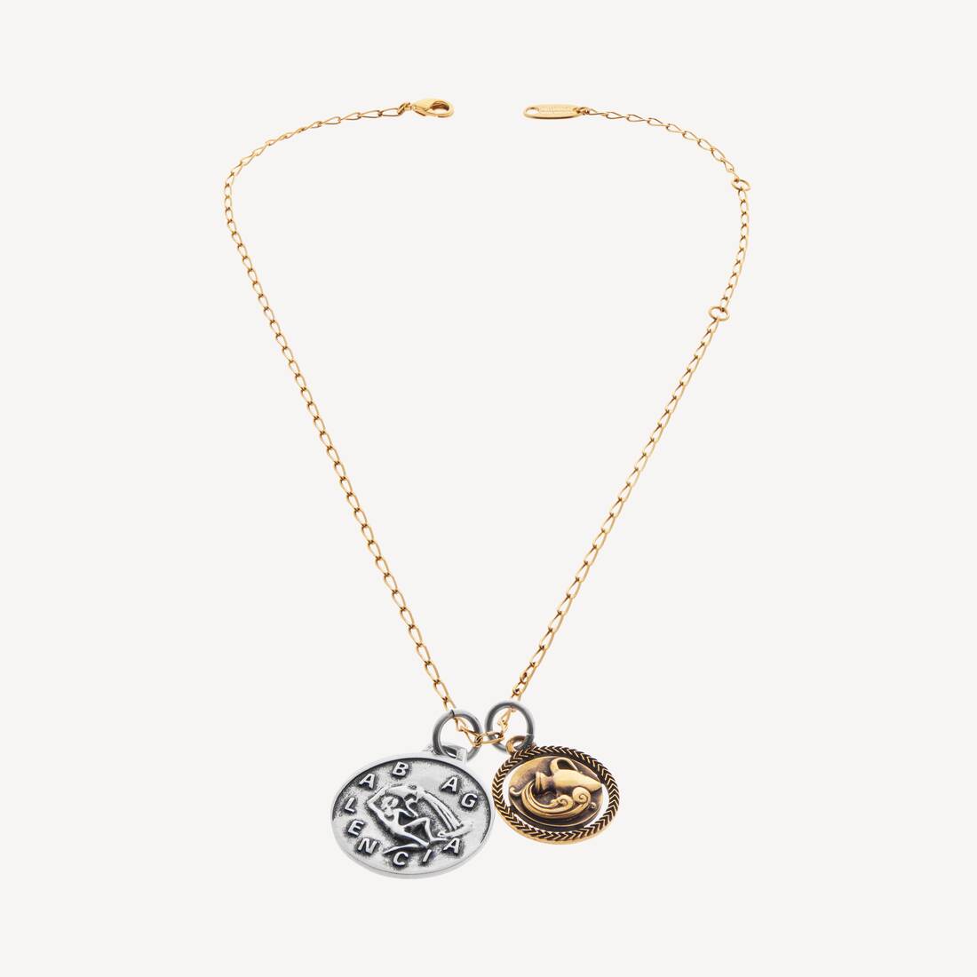 Horoscope Aquarius Necklace in Gold/silver