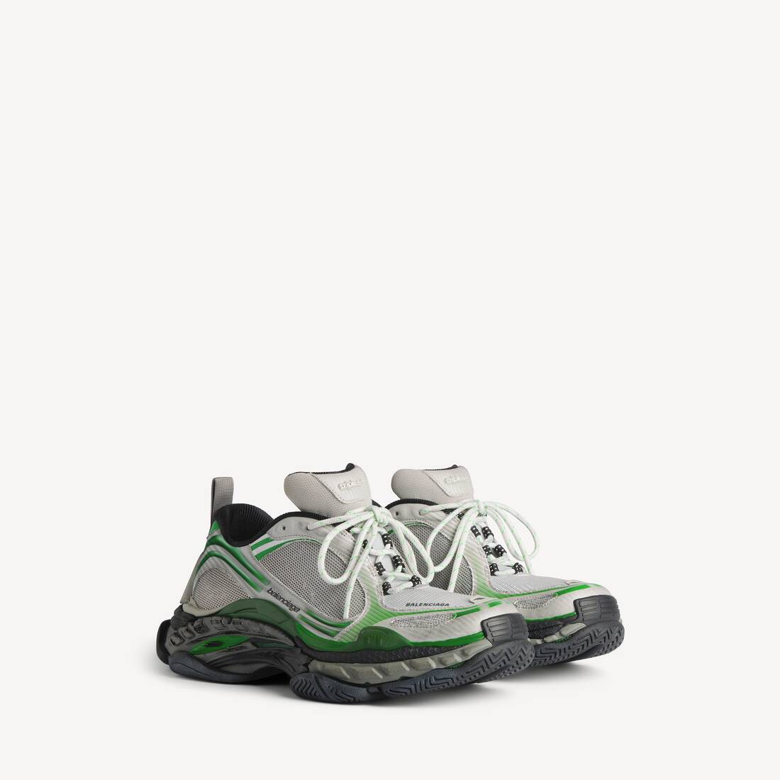 Men's Triple S.2 Sneaker in Grey/green