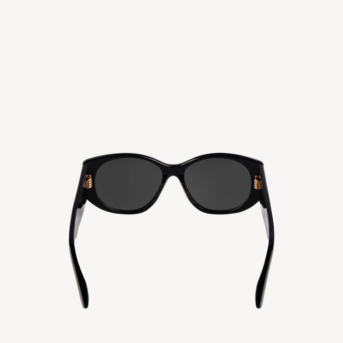 Women's Nano Round Sunglasses in Black