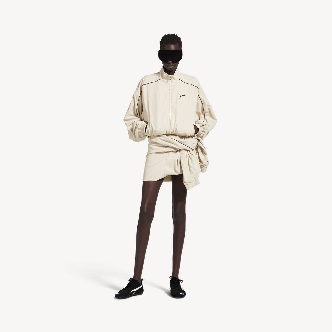 Balenciaga I Puma Tracksuit Jacket in Cream