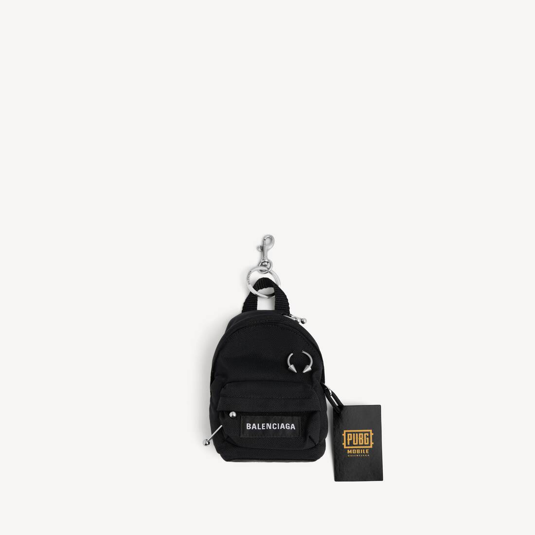 Men's Balenciaga I Pubg I Pubgm Explorer Micro Backpack Charm/keychain in Black