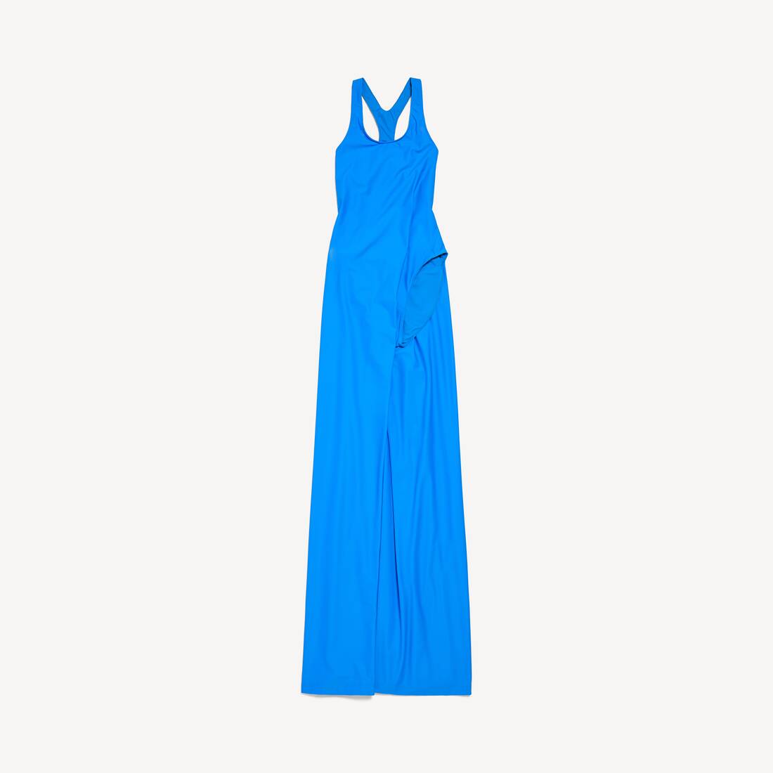 Women's Asymmetric Dress in Blue