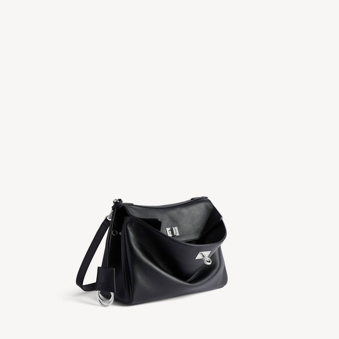 Men's Rodeo Messenger Bag Small in Black