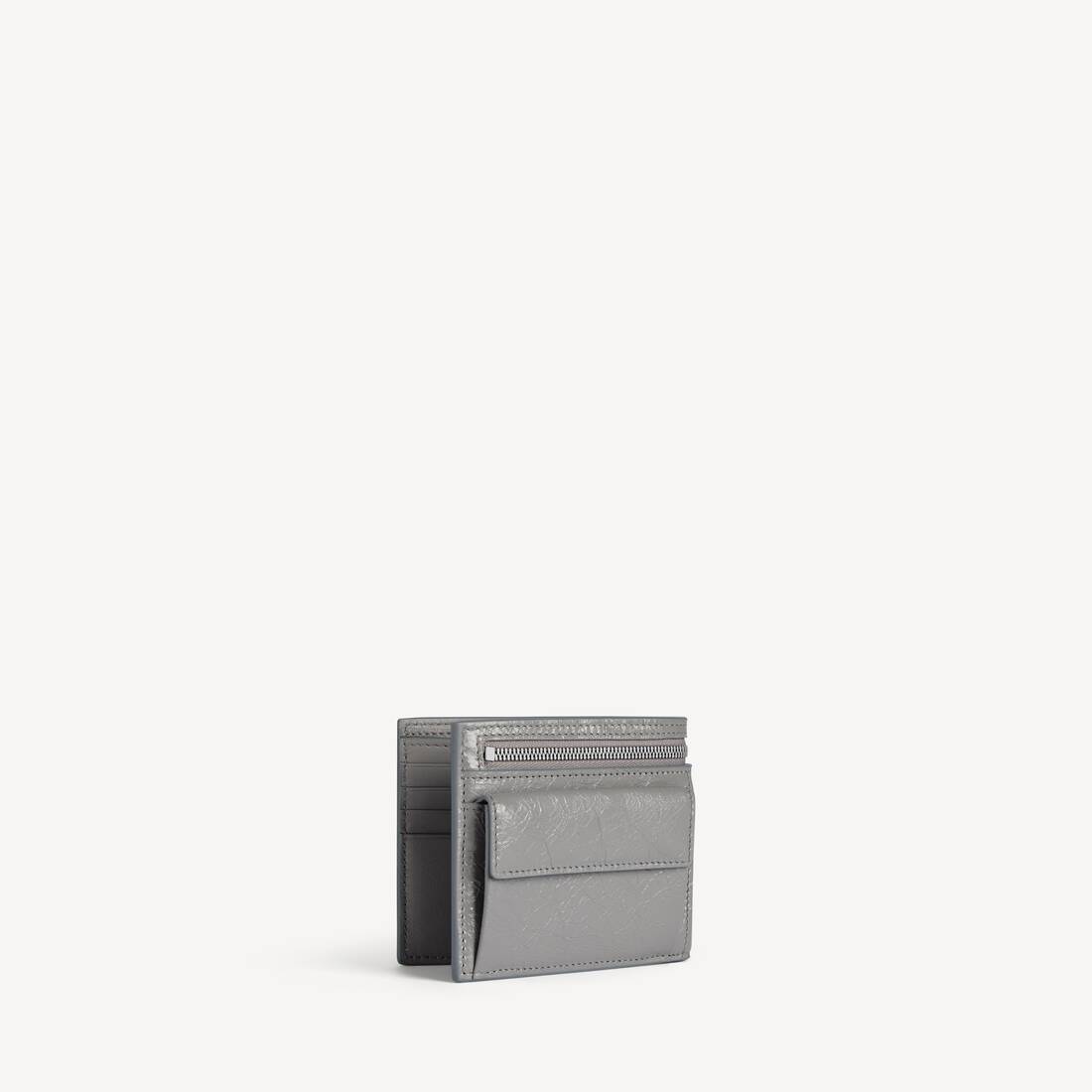 Men's Superbusy Square Folded Wallet in Balenciaga Grey