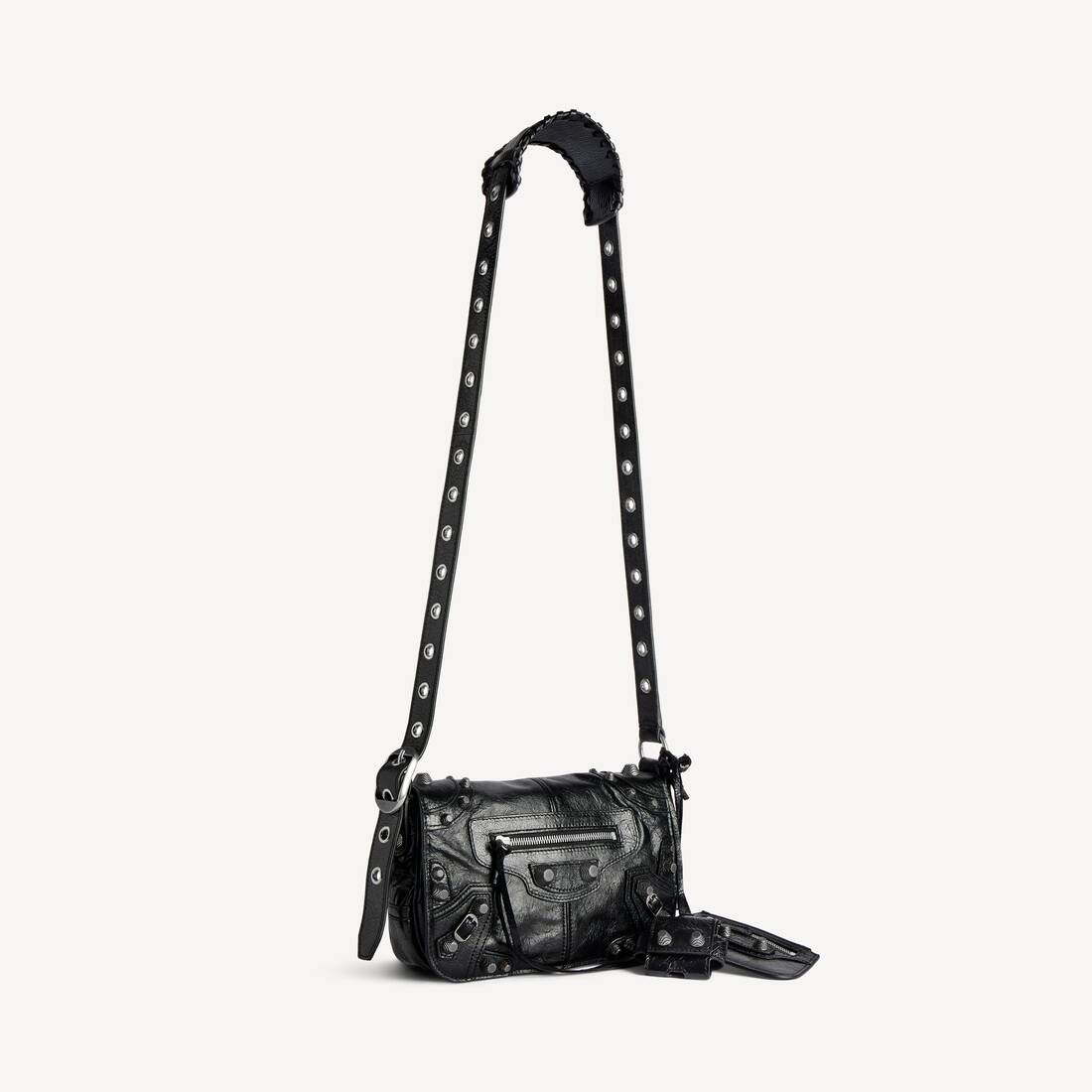 Men's Le Cagole Flap Bag Xs in Black