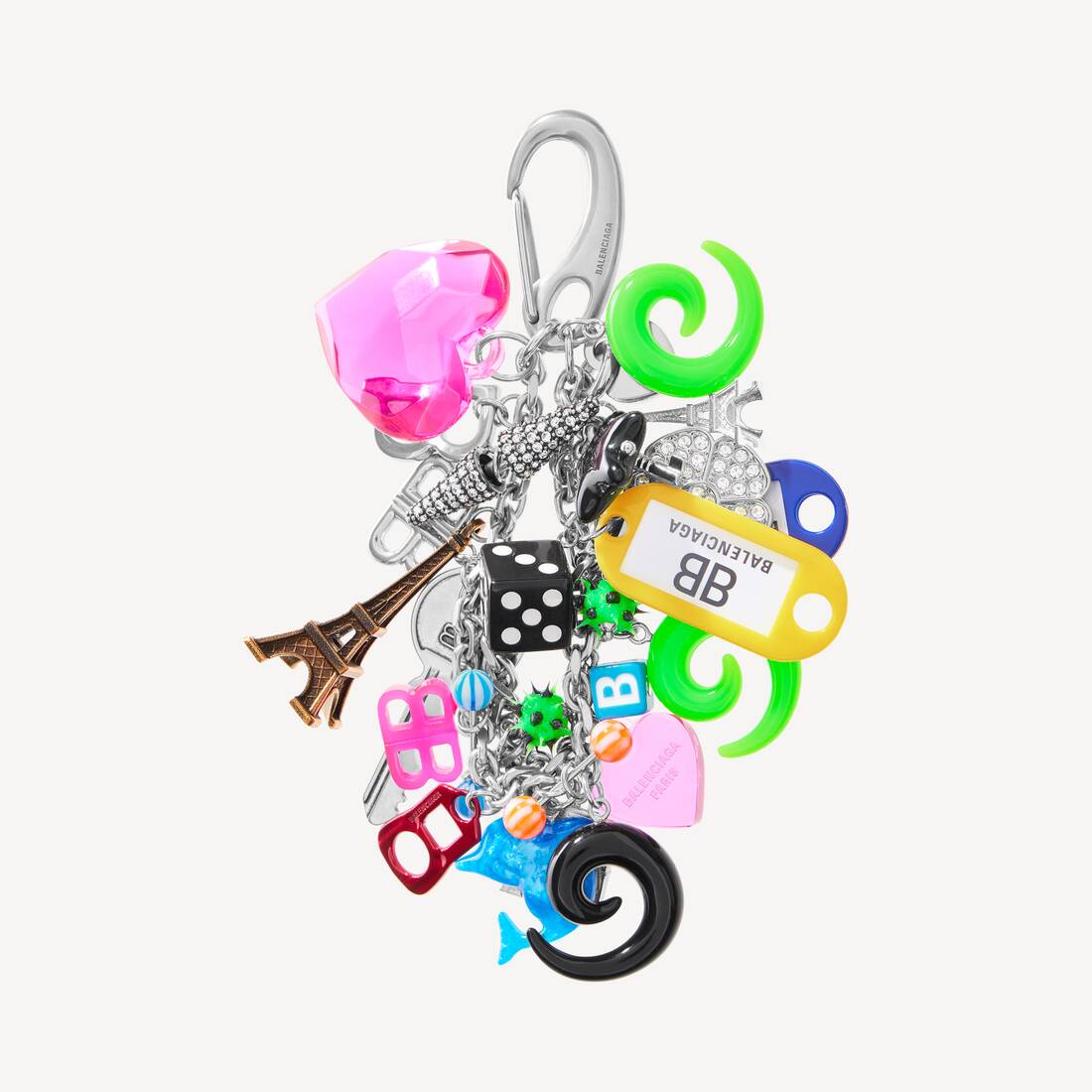 Pigalle Collector Bag Charm/keychain in Silver