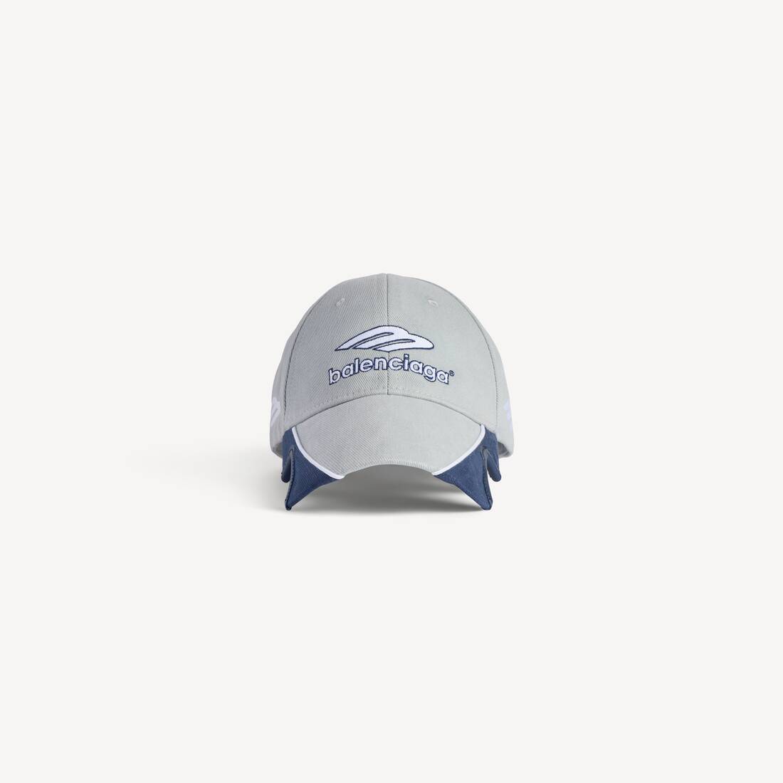 Men's 3b Football Cap in Light Grey/blue