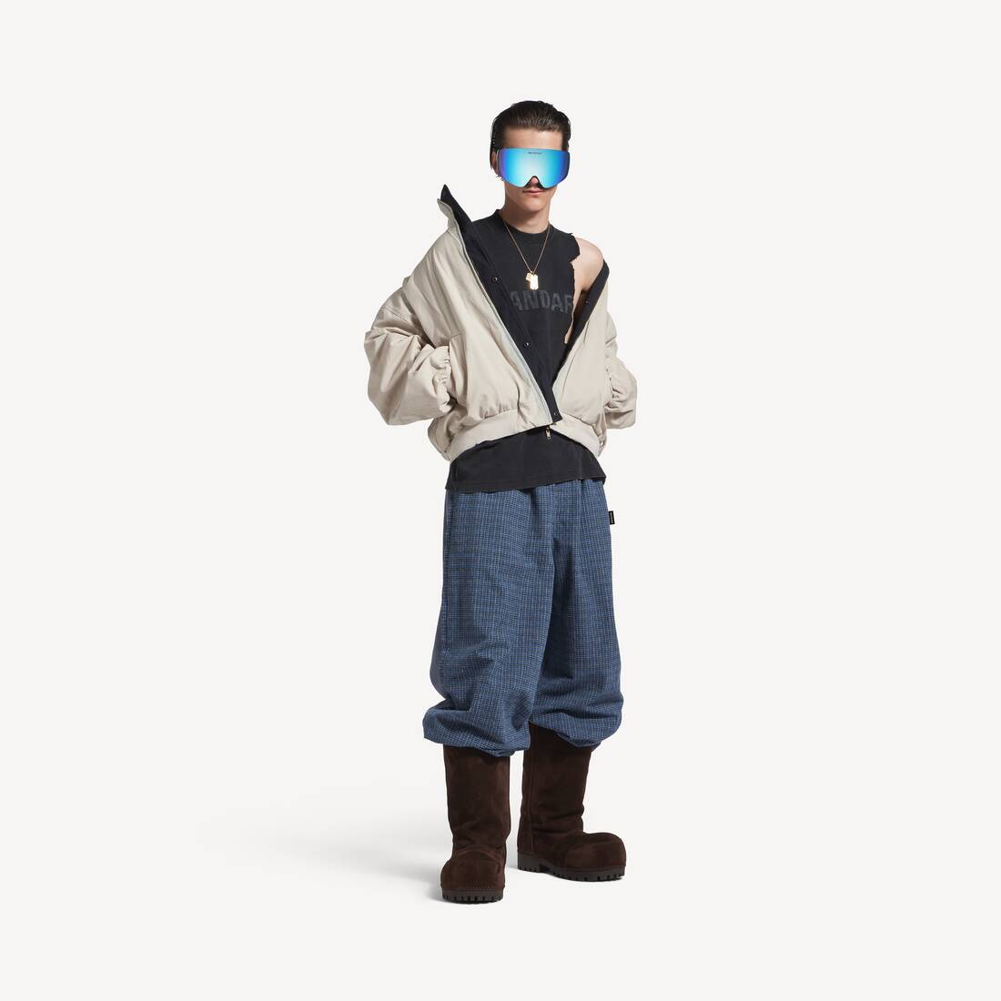 Men's Hybrid Large Fit Pants in Blue
