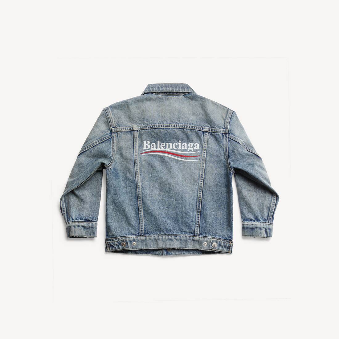 Kids - Political Campaign Oversized Jacket in Light Blue