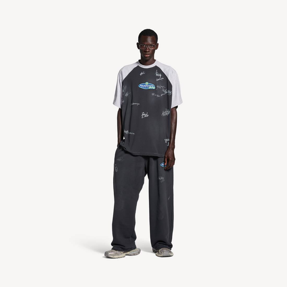 Men's Banana Baggy Pants in Black