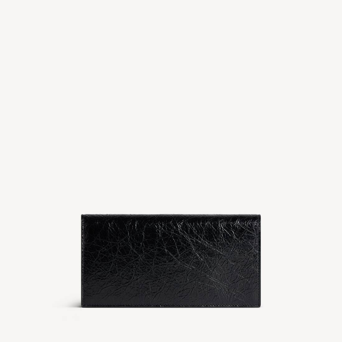 Men's Monaco Vertical Long Wallet in Black