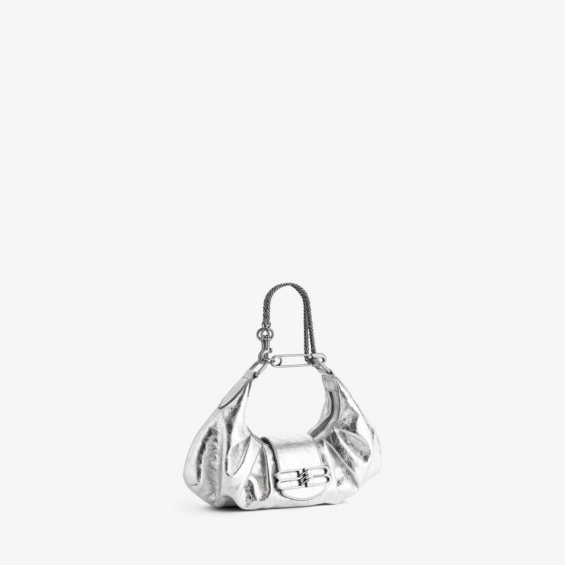 Women's Pamela Shoulder Bag Small in Silver