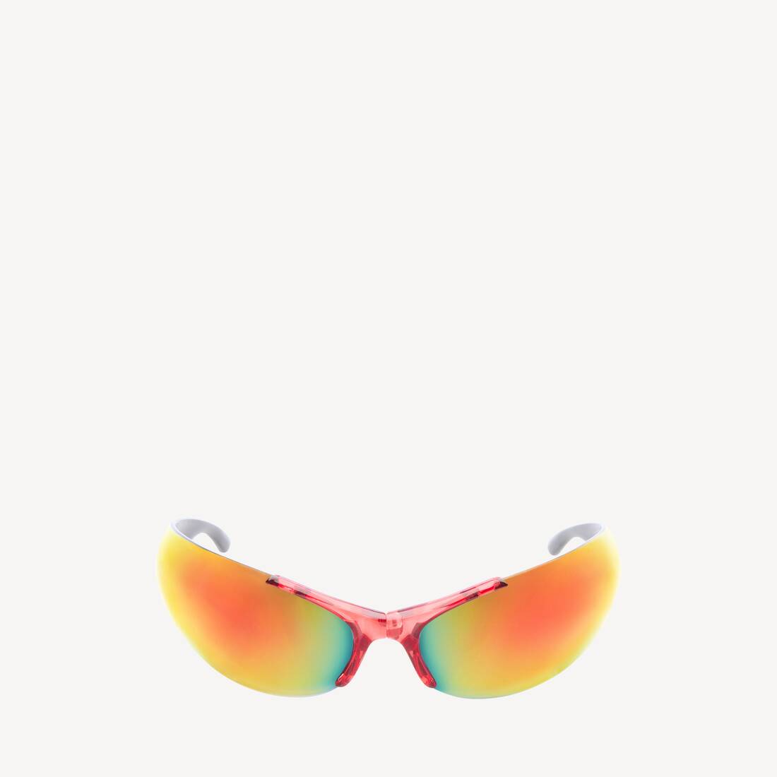 Afterhour Oval Sunglasses in Red