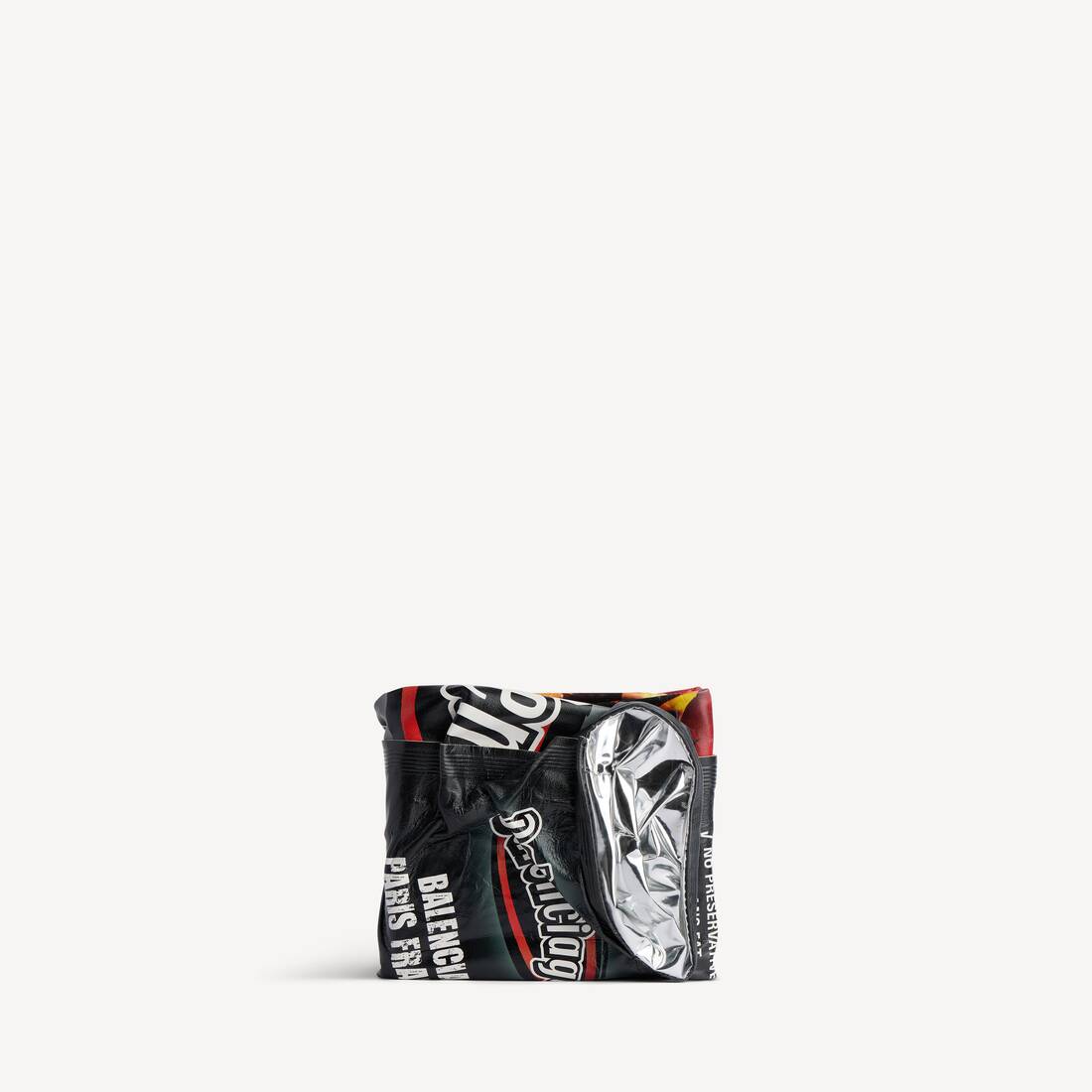 Men's Chips Square Folded Wallet in Black