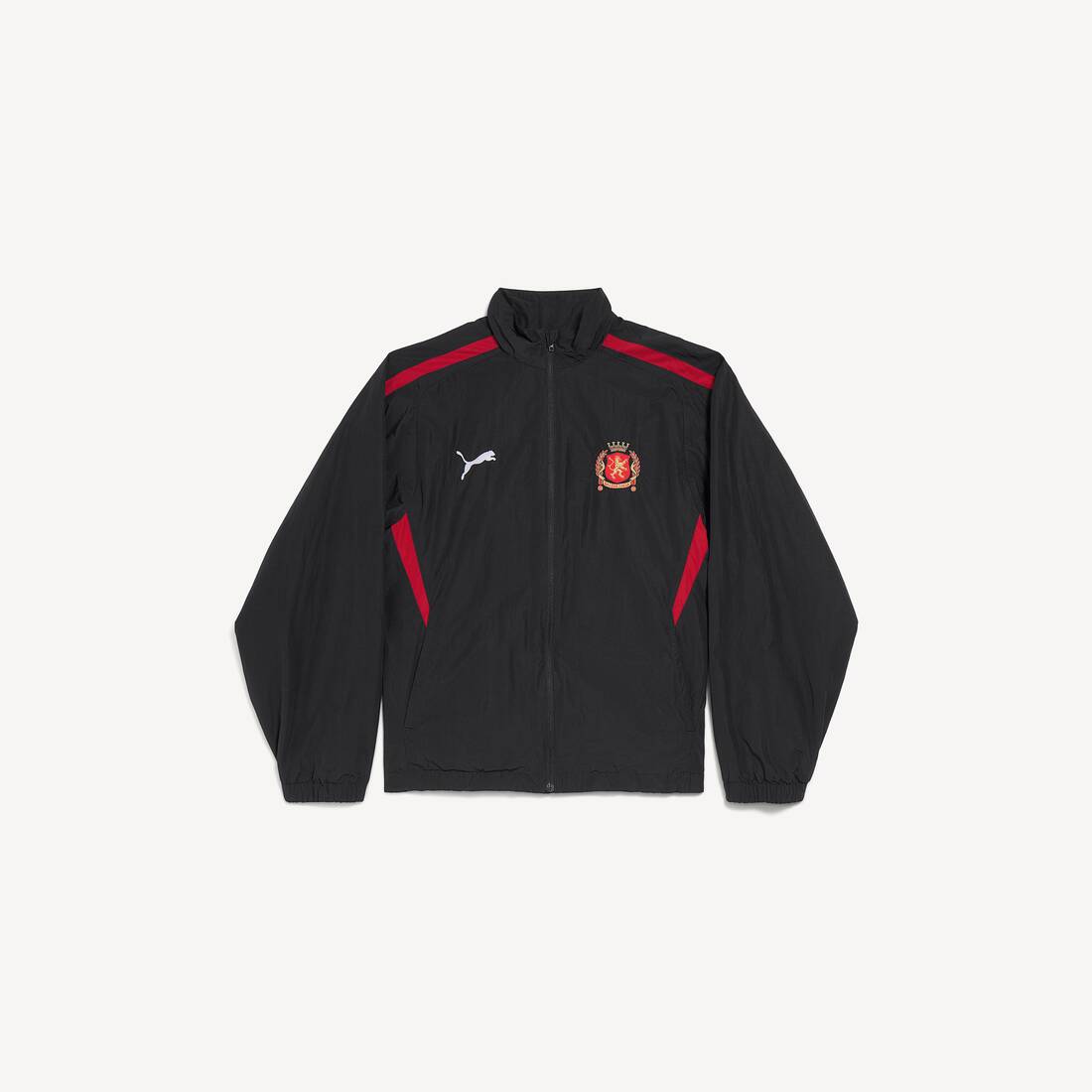 Balenciaga I Puma Tracksuit Jacket in Black/red