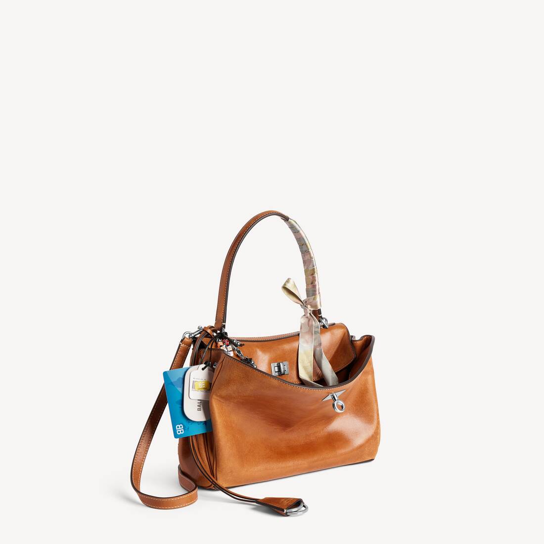 Women's Rodeo Handbag Small With Charms in Tan Cowboy
