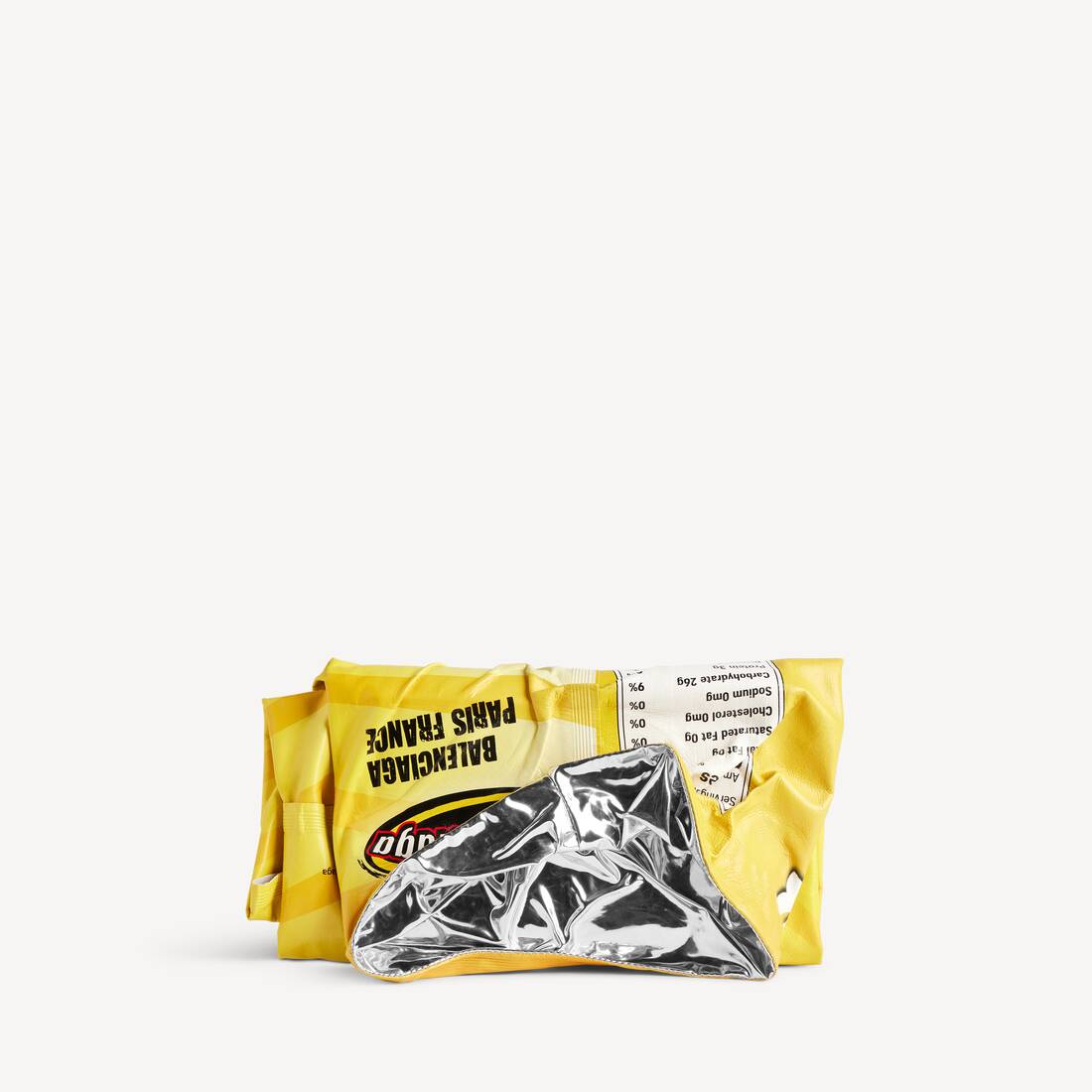 Chips Clutch Wallet in Yellow