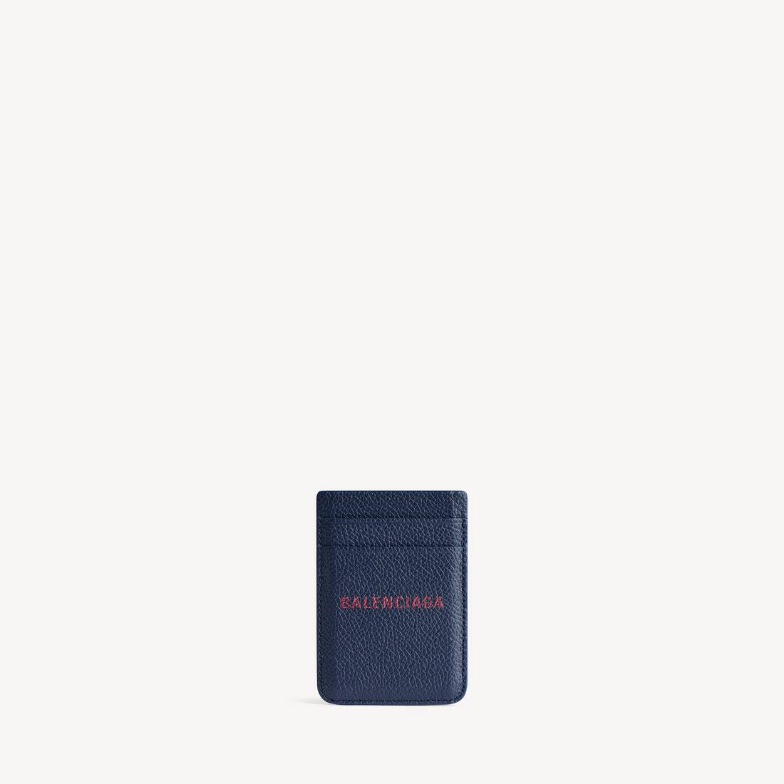 Men's Cash Magnet Card Holder in Navy/burgundy
