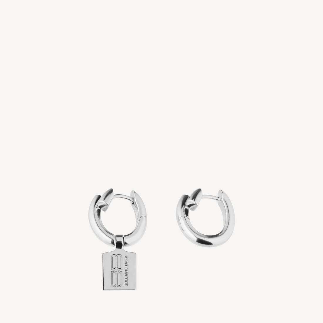 Women's Saint-germain Tag Earrings in Shiny Silver
