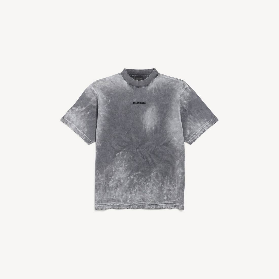 Men's Balenciaga Back T-shirt Medium Fit in Grey