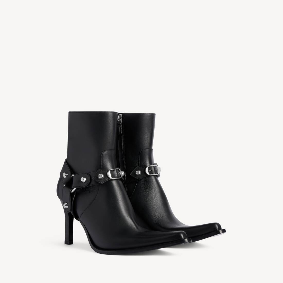 Women's City Bootie With Harness in Black