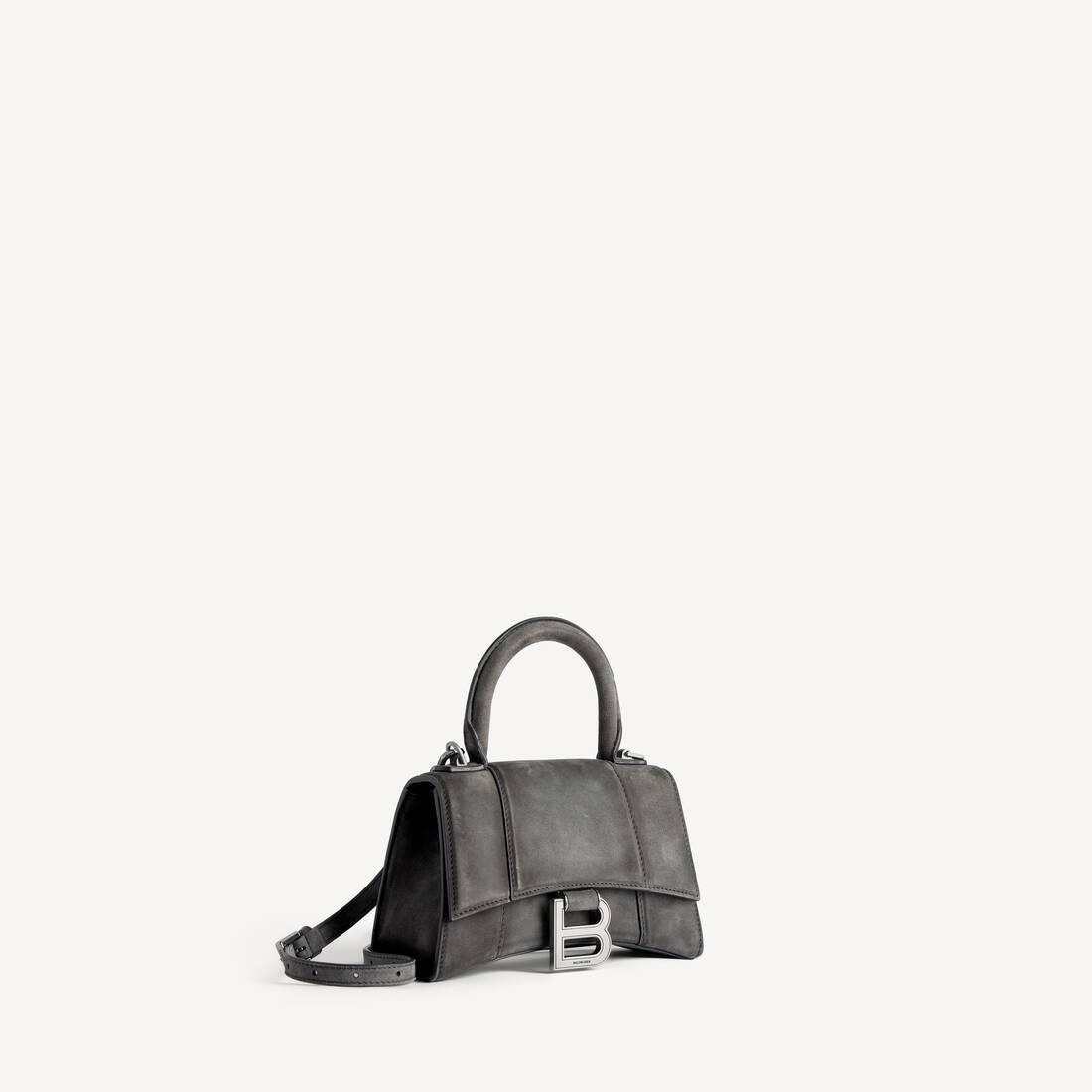 Women's Hourglass Handbag Xs in Storm Grey