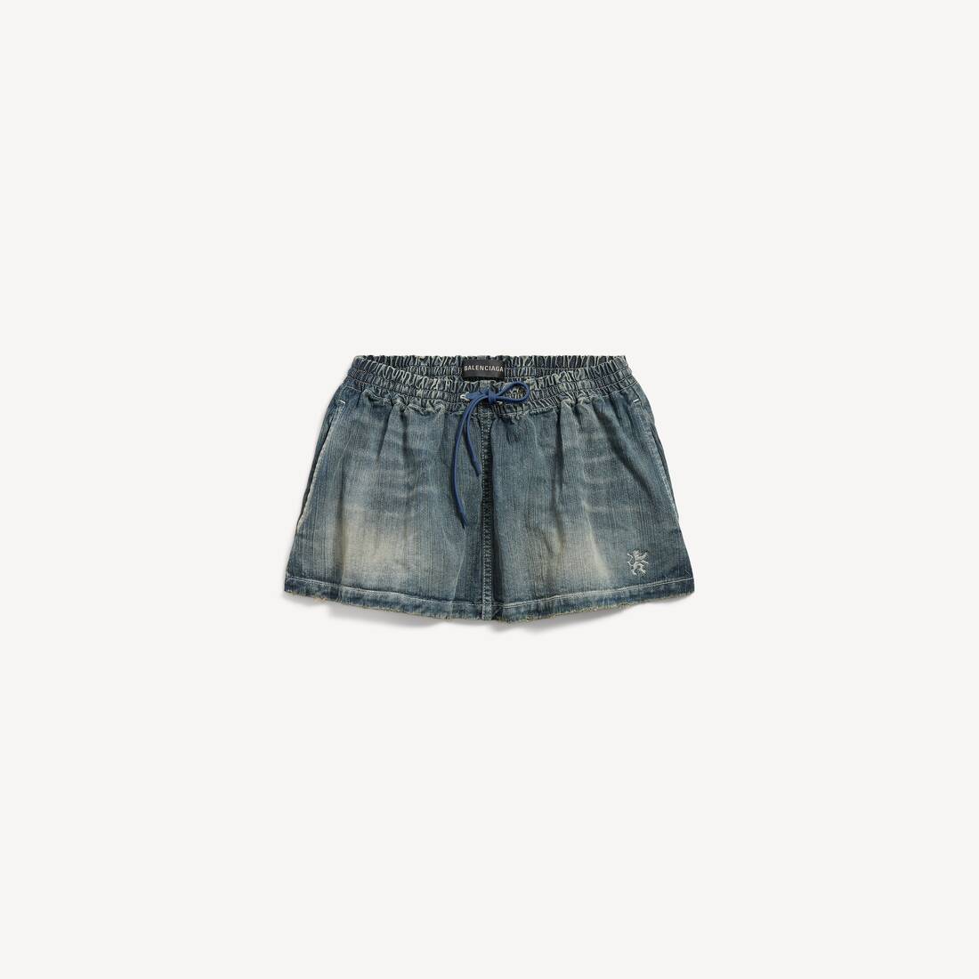 Women's Mini Skirt in Light Blue