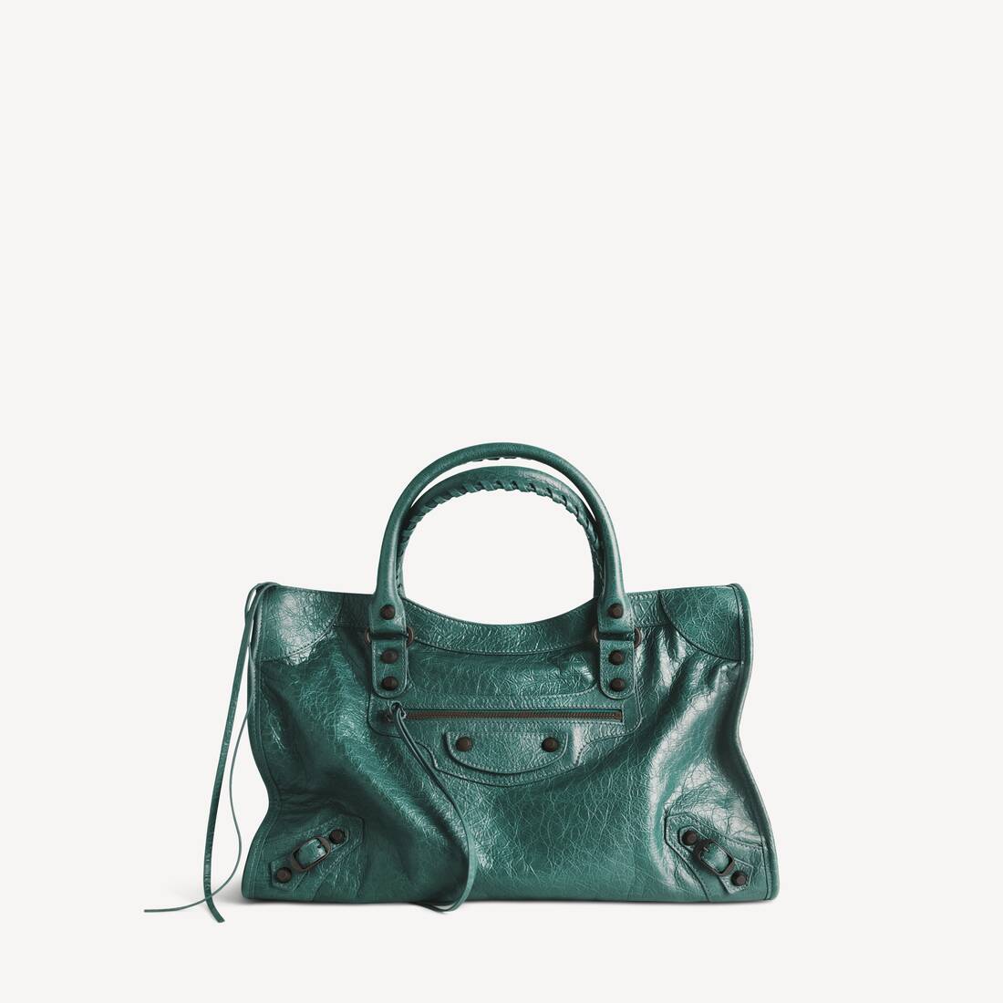 Women's Le City Bag Medium in Dark Emerald