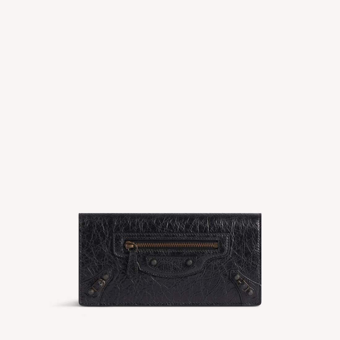 Women's Le City Money Long Wallet in Black