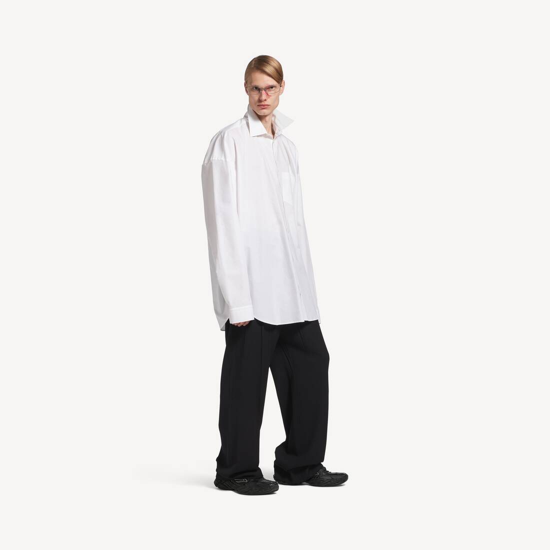Men's Cocoon Shirt in White
