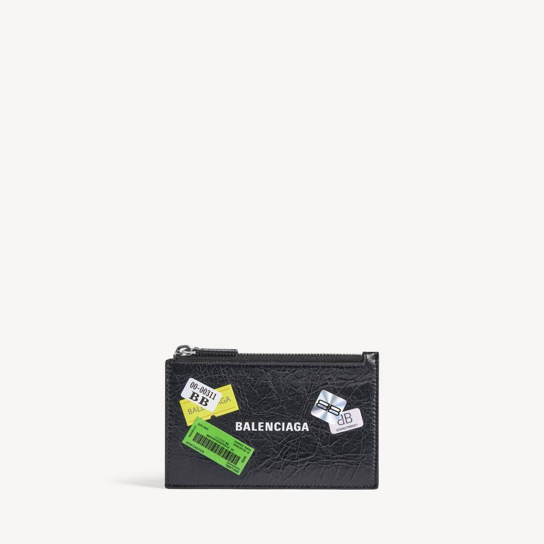 Men's Cash Large Long Coin And Card Holder in Black/multicolor