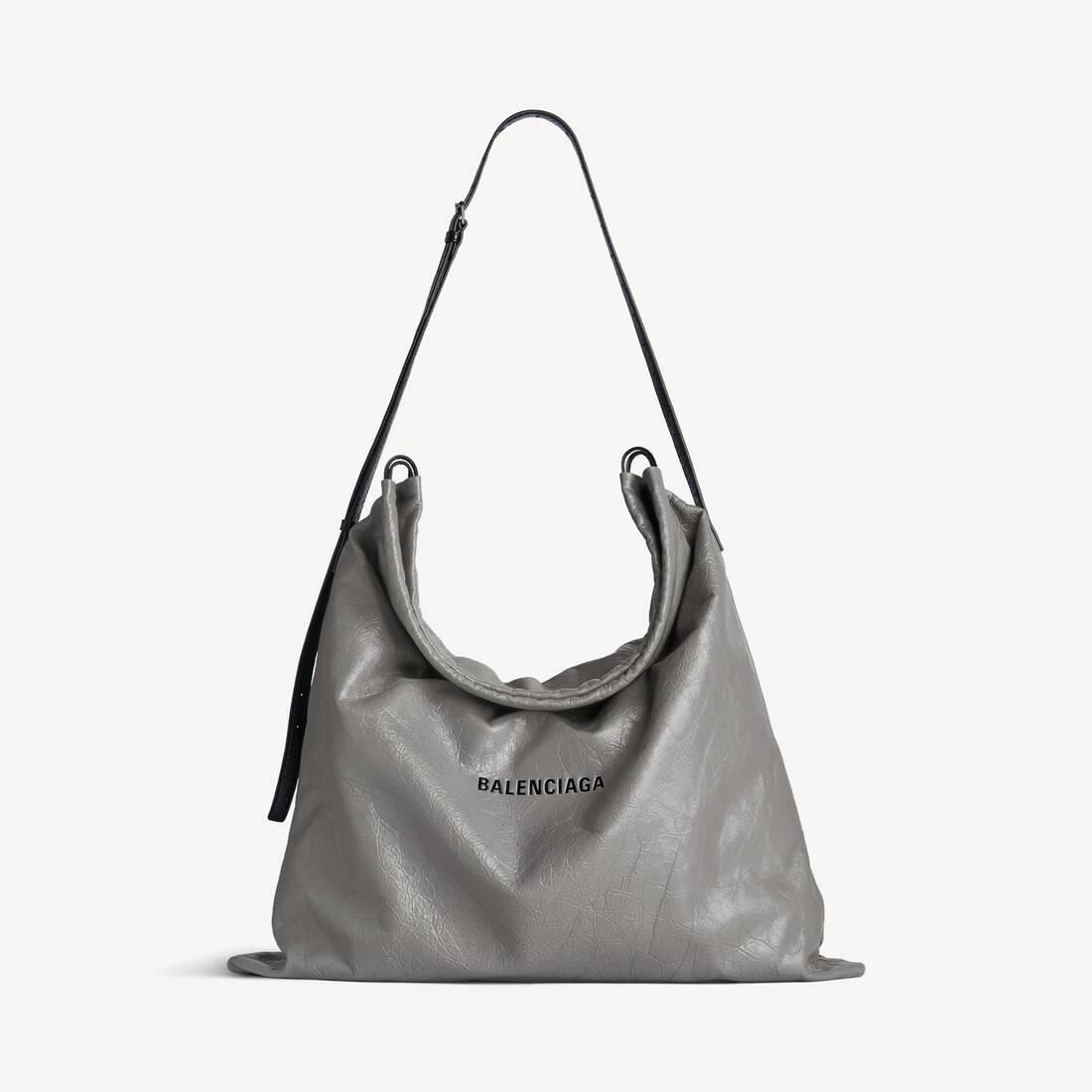 Men's Shopper Dust Bag Crossbody Pouch Large in Grey