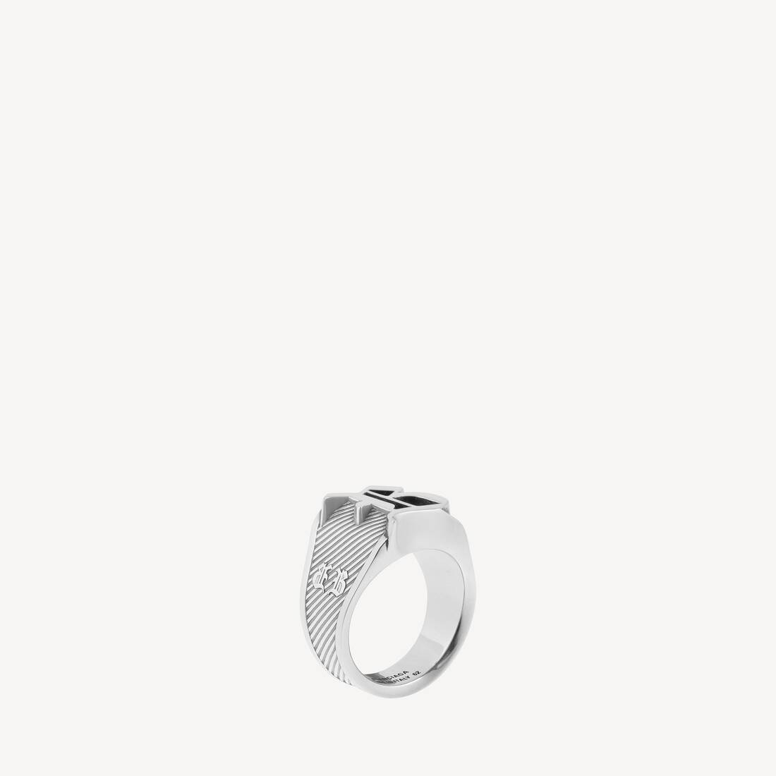 Melrose Signet Ring in Antique Silver