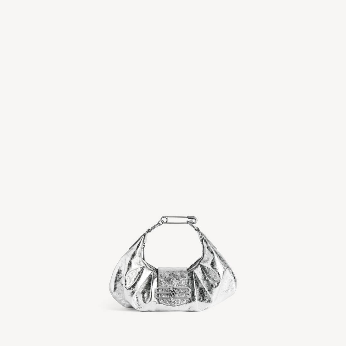 Women's Pamela Shoulder Bag Small in Silver