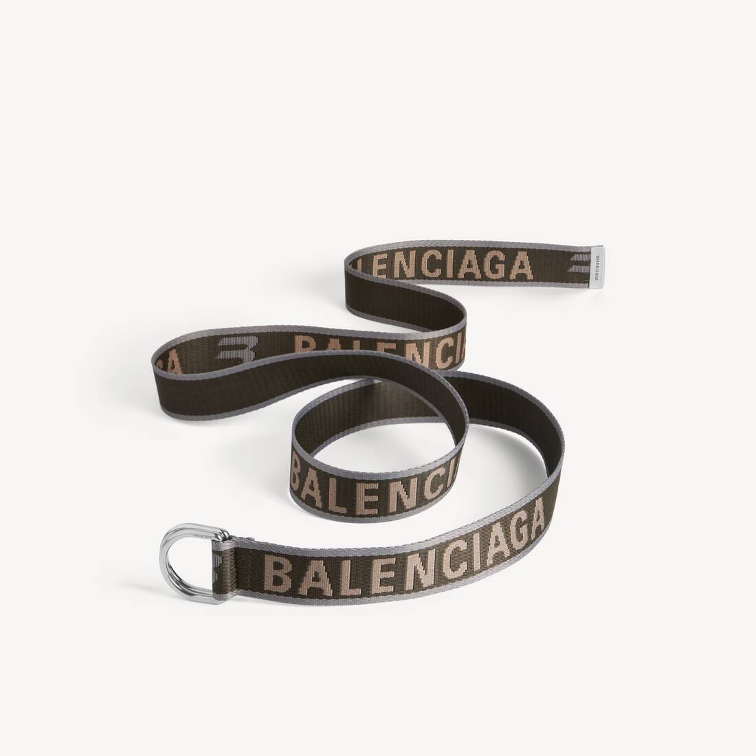 Men's D Ring Belt in Dark Green