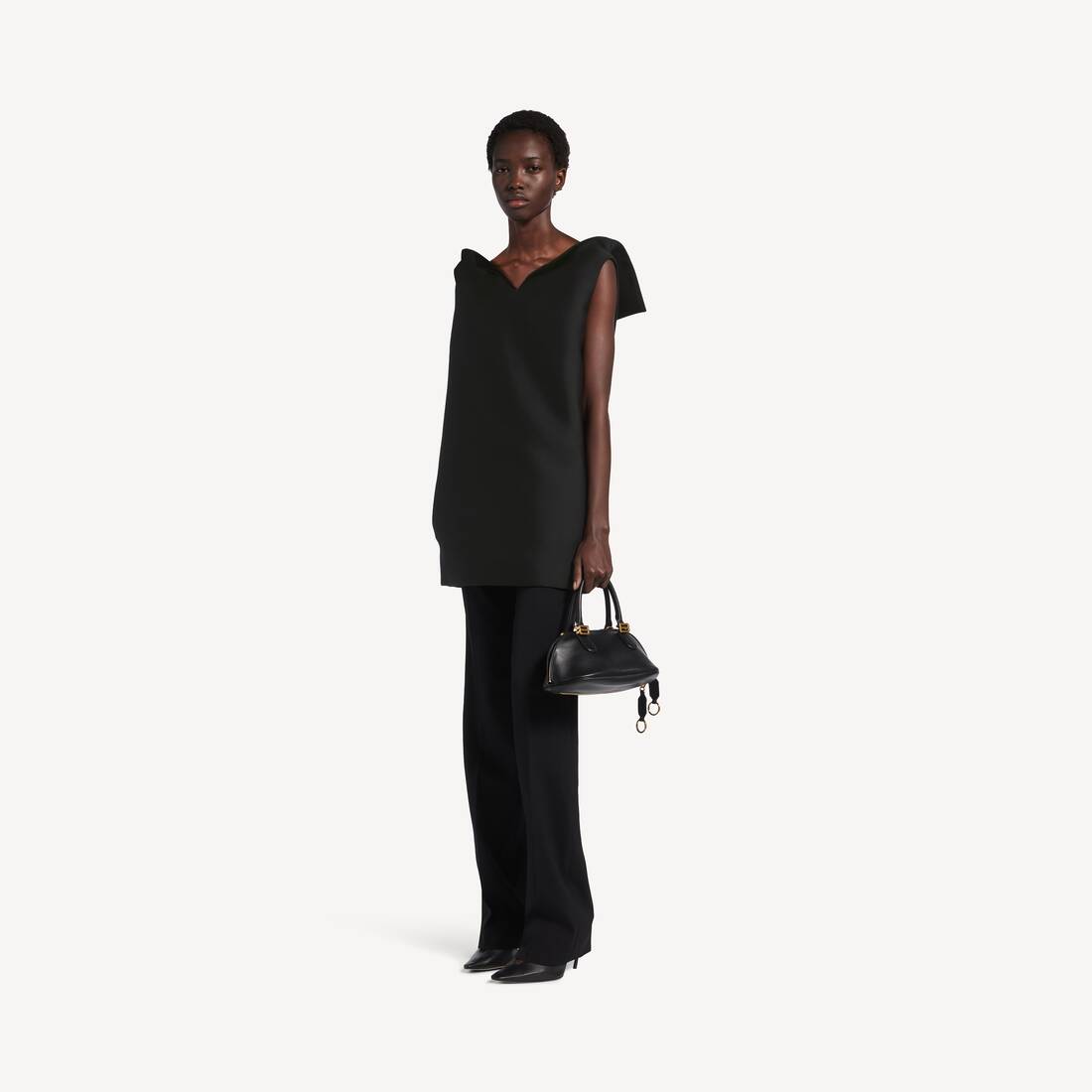 Women's Vareuse Dress in Black