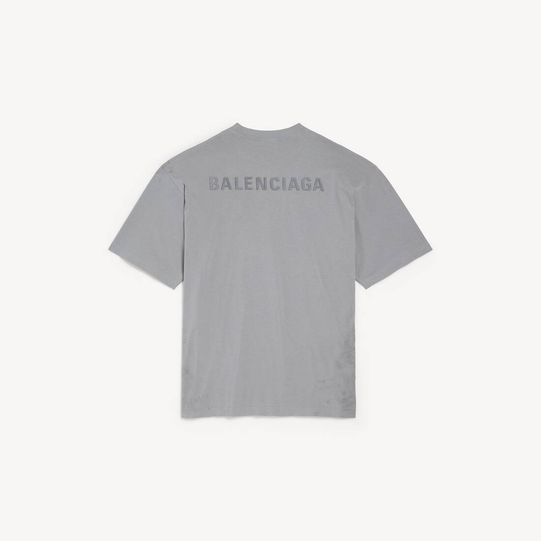 Men's Balenciaga Back T-shirt Medium Fit in Balenciaga Grey