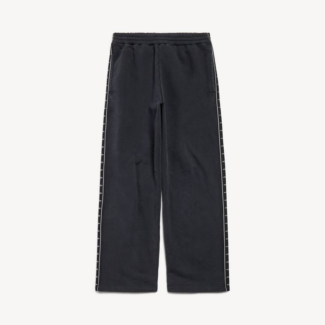 Men’s Stripe Baggy Pants in Washed Black/grey Men's Stripe Baggy Pants in Washed Black/grey