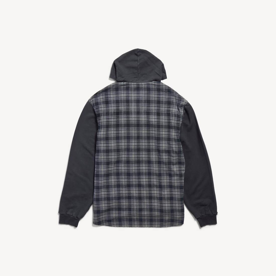 Men's Hooded Hybrid Shirt in Grey