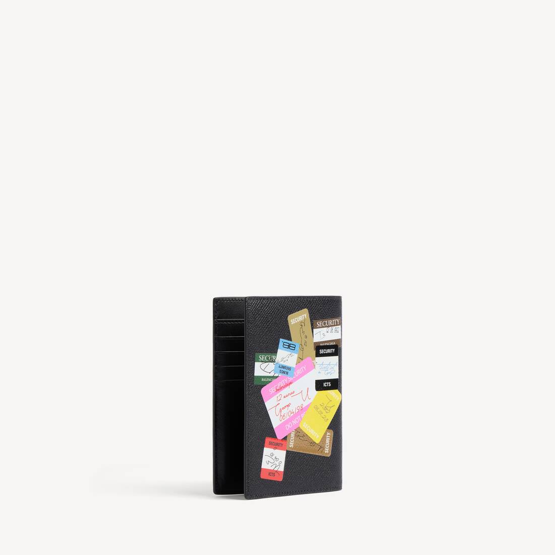 Men's Passport Holder in Black/multicolor